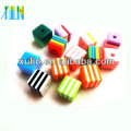 new fashion mixed colors resin square shape strip beads